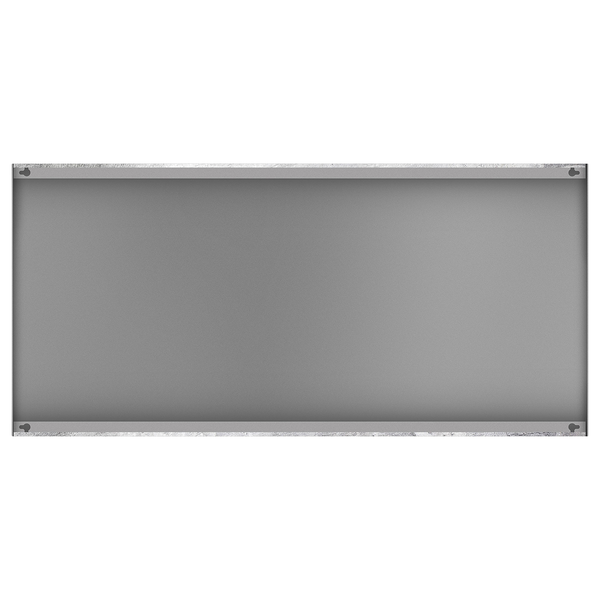 Magnettafel Industrie look Betonoptik - Stahl / Vinyl-Spezialfolie - Grau - 78 x 37 cm