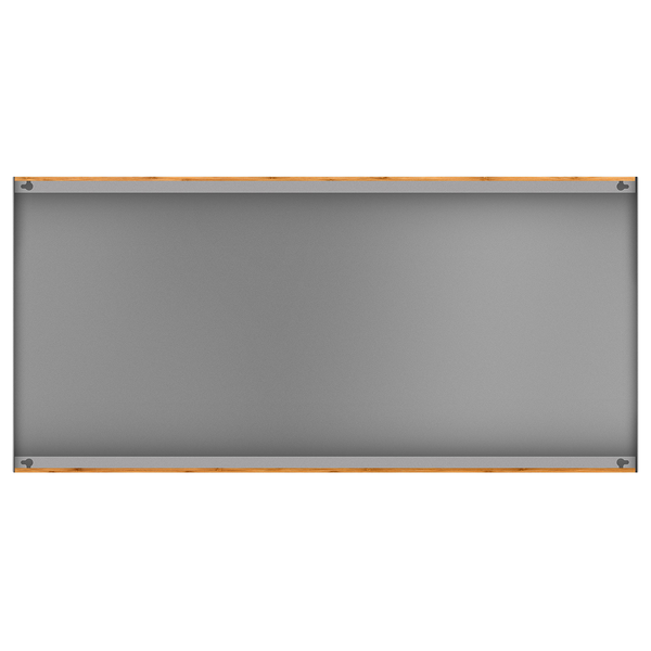 Magnettafel Bambus - Stahl / Vinyl-Spezialfolie - Braun