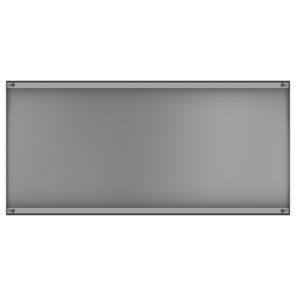 Magnettafel Colour - Stahl / Vinyl-Spezialfolie - Grau - 78 x 37 cm