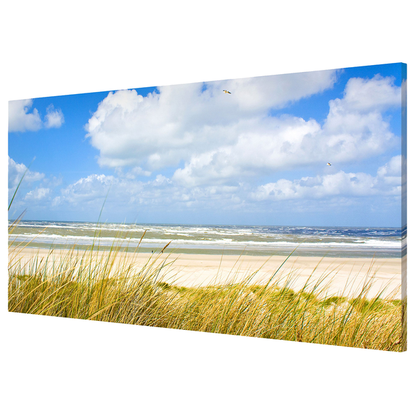 Magnettafel An der Nordseeküste - Stahl / Vinyl-Spezialfolie - Blau