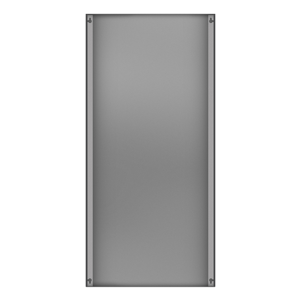 Magnettafel Colour - Stahl / Vinyl-Spezialfolie - Grau - 37 x 78 cm