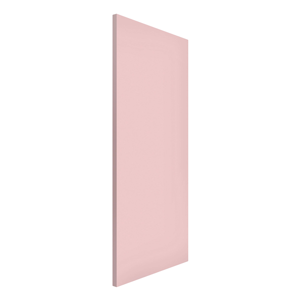 Magnettafel Colour - Stahl / Vinyl-Spezialfolie - Rosa - 37 x 78 cm