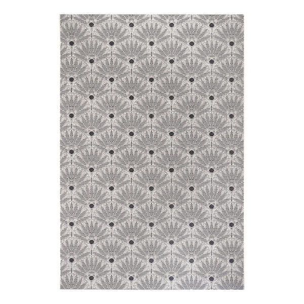 Teppich Gizeux - Polypropylen - Schwarz - 80 x 150 cm