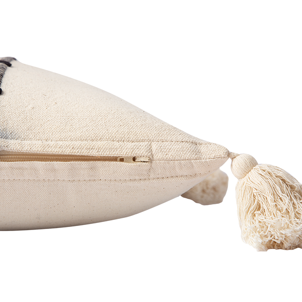 Kissenbezug Knot Lines - Baumwolle - Beige