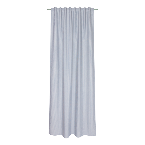 Fertiggardine Pin Stripe - Polyester - Marineblau