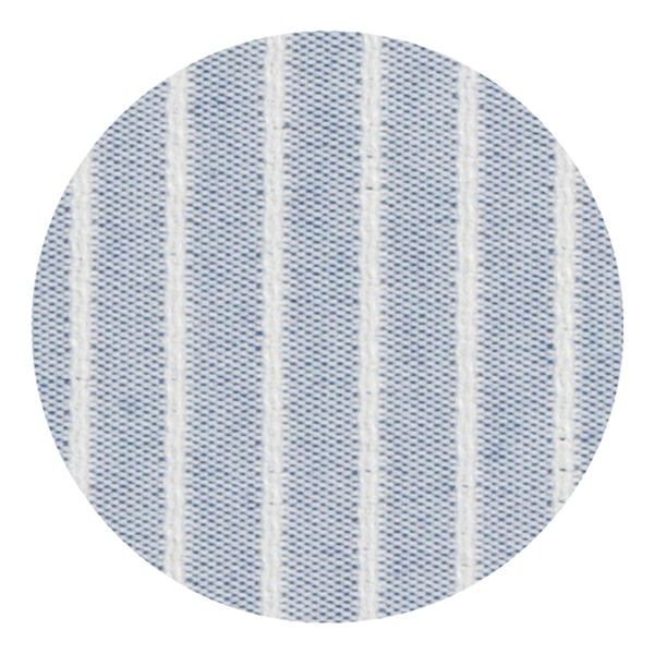 Fertiggardine Pin Stripe - Polyester - Marineblau