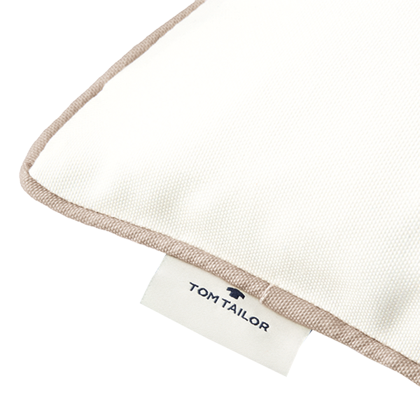 Kissenbezug Dove Signature - Polyester / Baumwolle - Beige / Sand