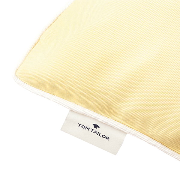 Kissenbezug Dove Signature - Polyester / Baumwolle - Gelb