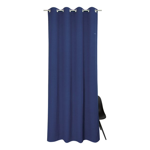 Ösenschal Dove Signature - Polyester / Baumwolle - Marineblau