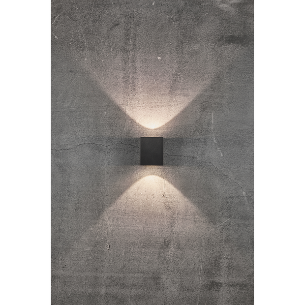 LED-Wandleuchte Canto VIII - Stahl - 2-flammig
