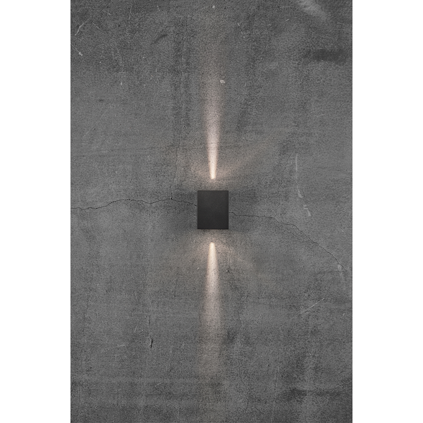 LED-Wandleuchte Canto VIII - Stahl - 2-flammig