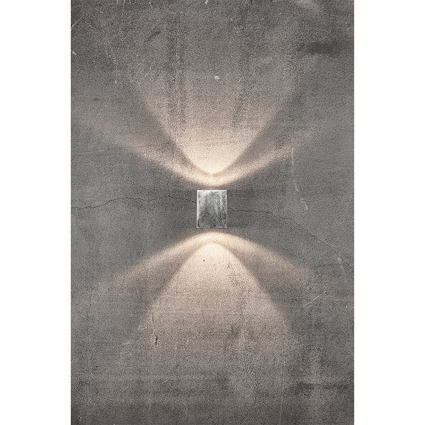 Wandleuchte Canto Kubi - Stahl - 2-flammig
