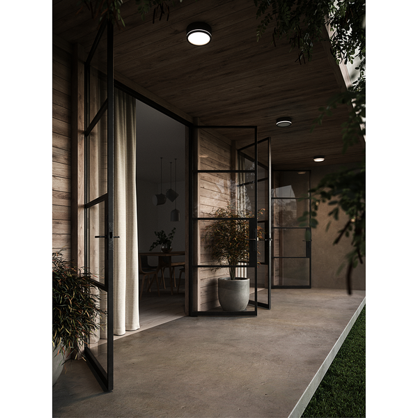LED-Wandleuchte Smartlight II - Kunststoff / Stahl - 1-flammig - Schwarz