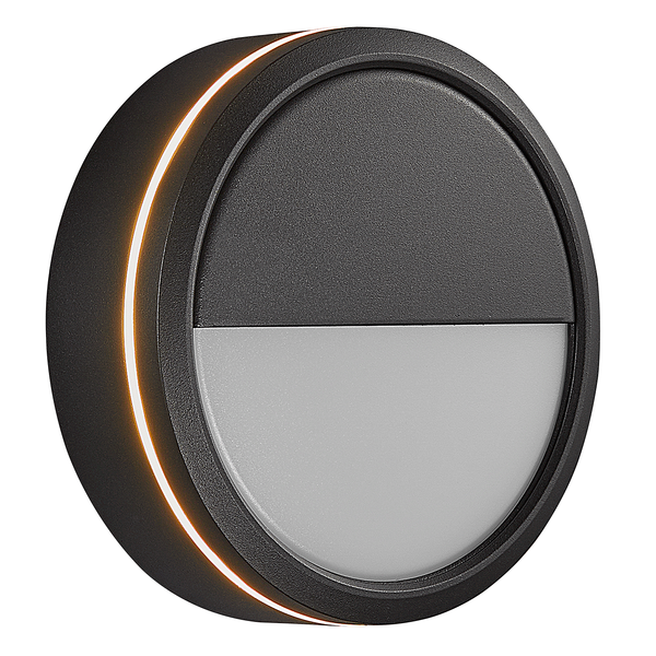LED-Wandleuchte Smartlight II - Kunststoff / Stahl - 1-flammig - Schwarz