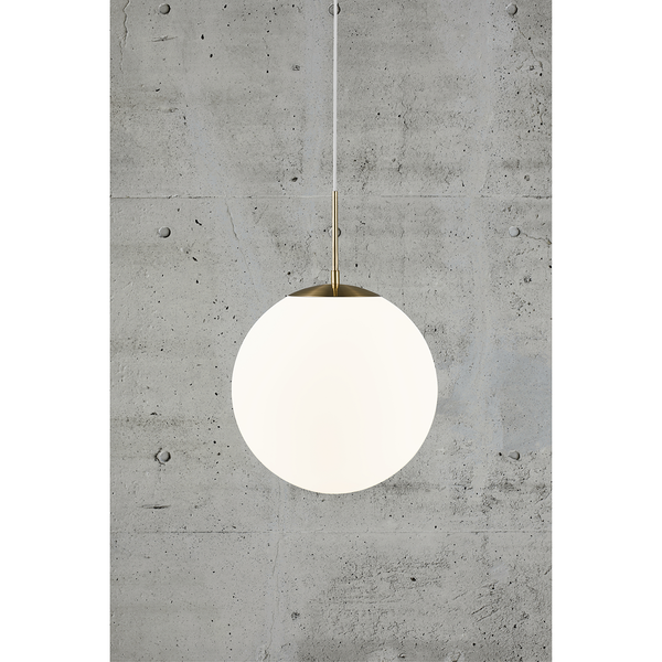Pendelleuchte Grant II - Opalglas - 1-flammig