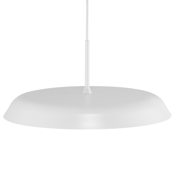 LED-Pendelleuchte Piso - Kunststoff / Stahl - 1-flammig - Weiß