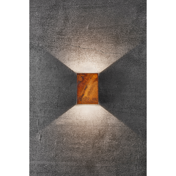 LED-Wandleuchte Fold VI - Stahl - 2-flammig