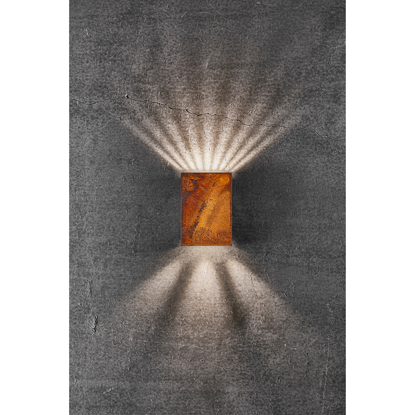 LED-Wandleuchte Fold VI - Stahl - 2-flammig