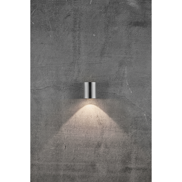 Wandleuchte Canto - Stahl - 2-flammig