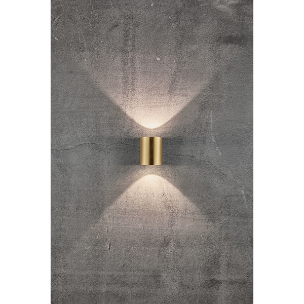 Wandleuchte Canto - Stahl - 2-flammig