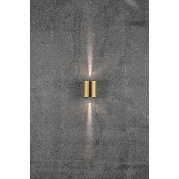 Wandleuchte Canto - Stahl - 2-flammig