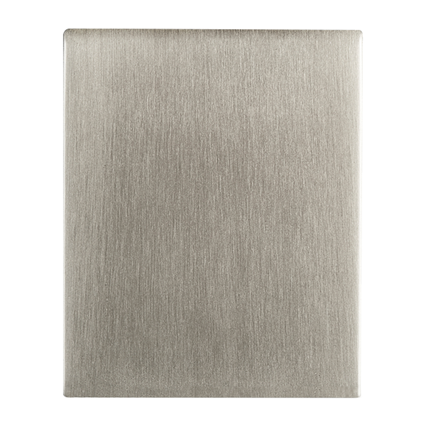 Wandleuchte Canto Kubi - Edelstahl - 2-flammig