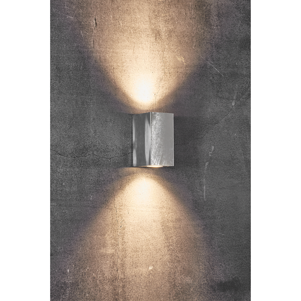 Wandleuchte Canto Maxi Kubi - Stahl - 2-flammig