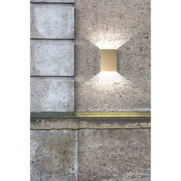 LED-Wandleuchte Fold XI - Stahl - 2-flammig