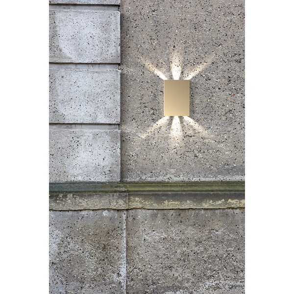 LED-Wandleuchte Fold XI - Stahl - 2-flammig
