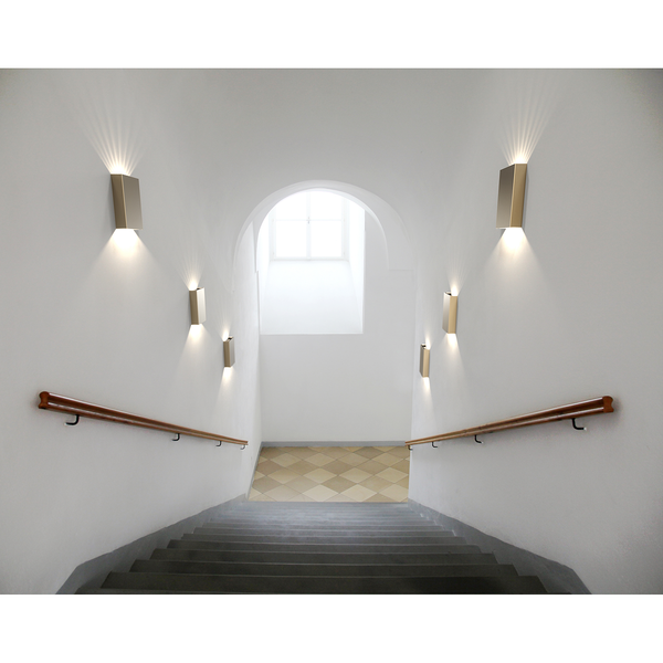 LED-Wandleuchte Fold XI - Stahl - 2-flammig