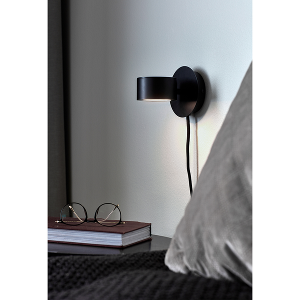 LED-Wandleuchte Clyde - Stahl / Kunststoff- 1-flammig