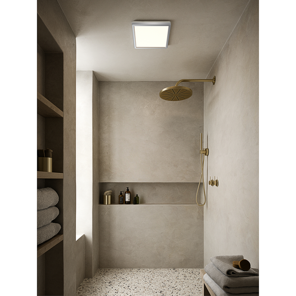 LED-Deckenleuchte Oja VIII - Kunststoff / Metall - 1-flammig