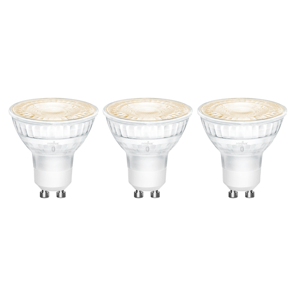 Leuchtmittel Smartlight V (3er-Set) - Klarglas / Metall - 3-flammig