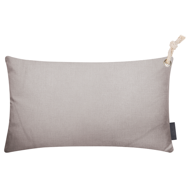 Kissenhülle Capri - Polyacryl - Grau - 50 x 30 cm