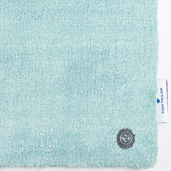 Kurzflorteppich Powder - Kunstfaser - Mint - 50 x 80 cm