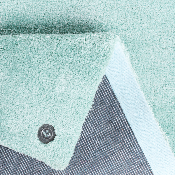Kurzflorteppich Powder - Kunstfaser - Mint - 50 x 80 cm
