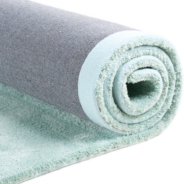 Kurzflorteppich Powder - Kunstfaser - Mint - 50 x 80 cm