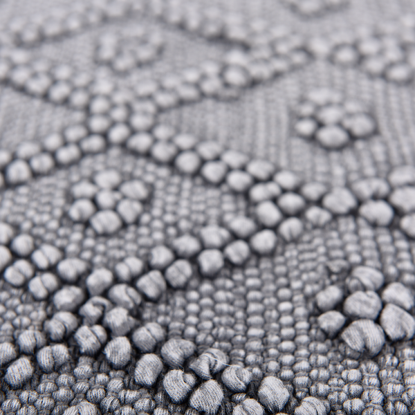 Badteppich Vintage - Baumwolle - Anthrazit - 60 x 100 cm