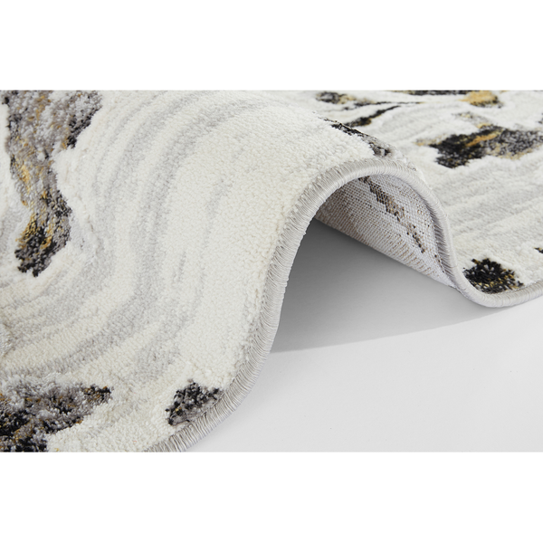 Kurzflorteppich Maceo - Polypropylen - Gold - 80 x 150 cm
