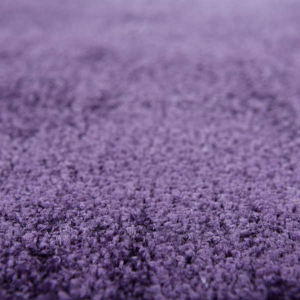 Hochflorteppich Cozy Uni - Kunstfaser - Violett - 85 x 155 cm