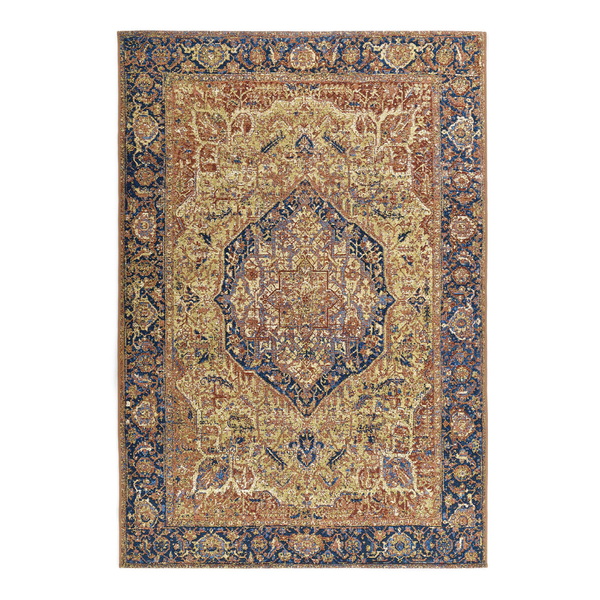 Outdoorteppich Funky Orient One - Kunstfaser - Gold - 60 x 100 cm
