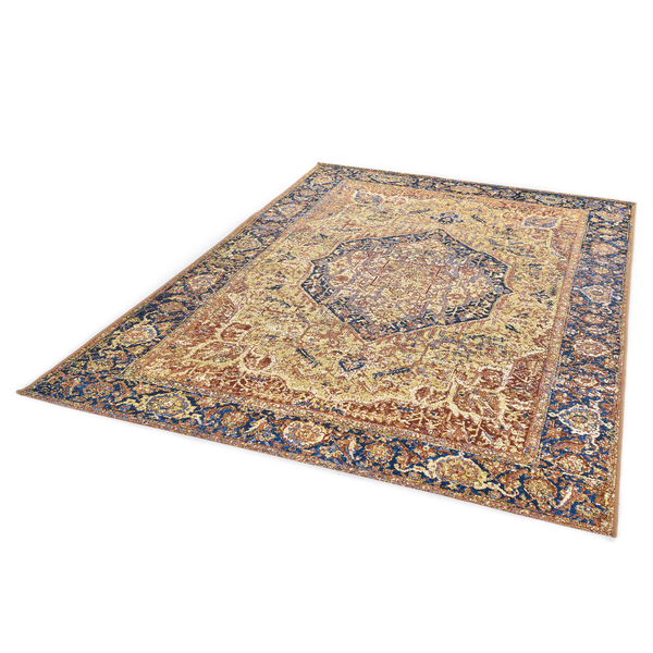 Outdoorteppich Funky Orient One - Kunstfaser - Gold - 60 x 100 cm