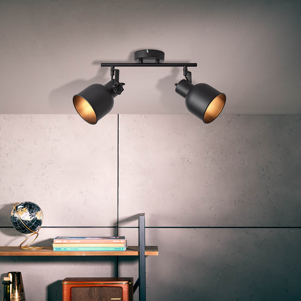 Deckenleuchte Rolet - Eisen - Flammenanzahl: 2