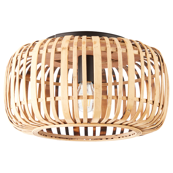Deckenleuchte Woodrow - Rattan / Eisen - 1-flammig