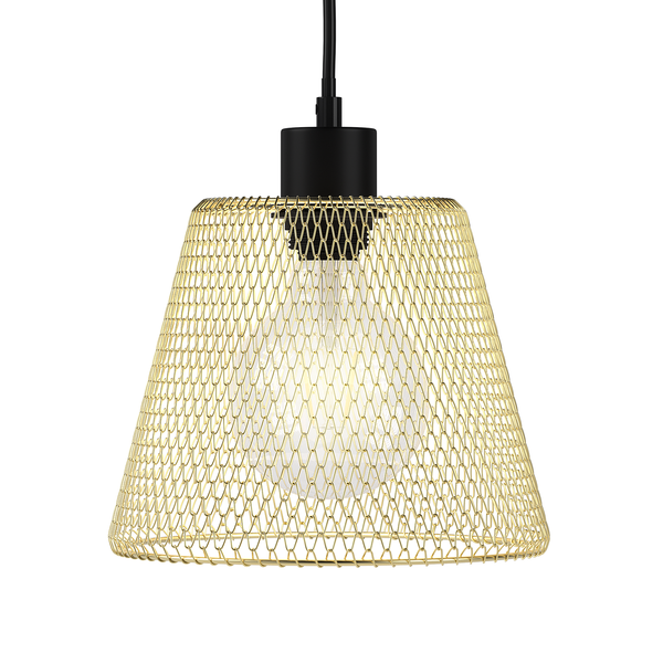 Pendelleuchte Le Vivier - Eisen - 1-flammig - Gold