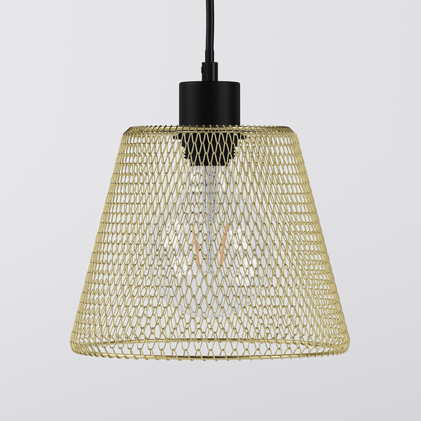 Pendelleuchte Le Vivier - Eisen - 1-flammig - Gold