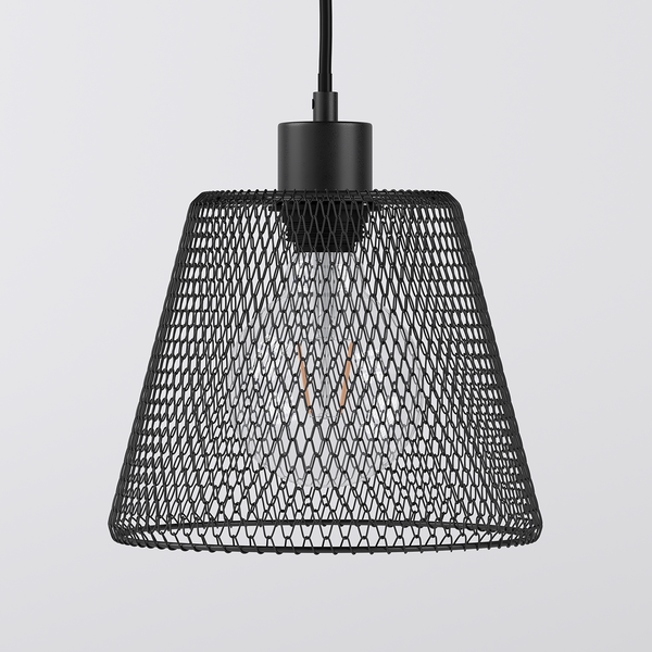 Pendelleuchte Le Vivier - Eisen - 1-flammig - Schwarz