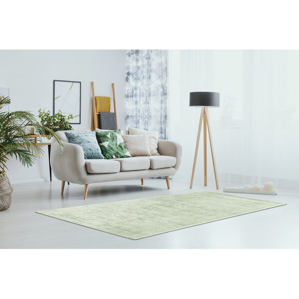 Kurzflorteppich Karma 125 - Viskose - Mint - 120 x 170 cm