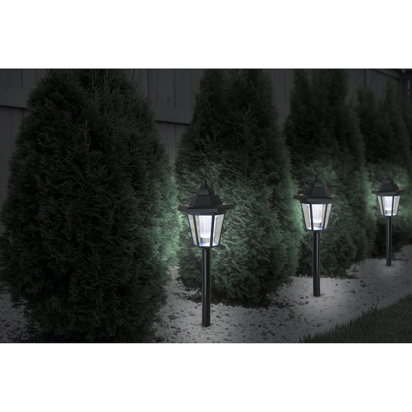 LED-Erdspieß Valennes (3er-Set) - Polycarbonat - 1-flammig