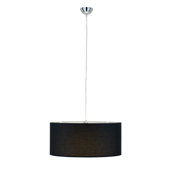 Pendelleuchte Pucket VIII - Baumwollstoff / Stahl - 1-flammig